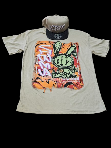 Kids vibes shirt with hat