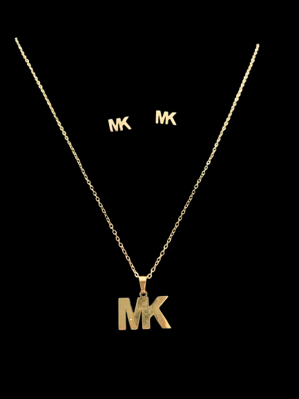 MK necklace & earring set