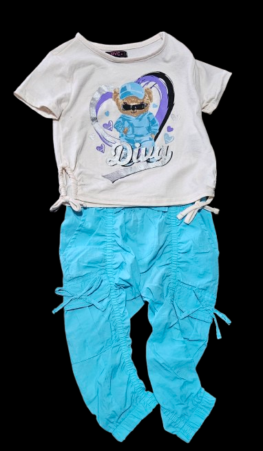 Kids diva bear 2pc set