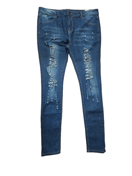 Women jeans distressed