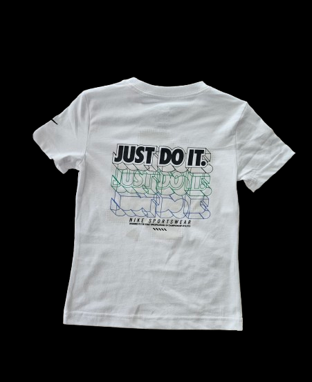 Kids Nike white shirt with logo