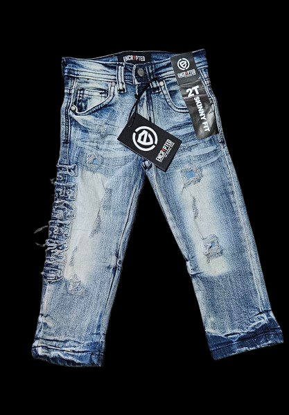Encrypted skinny jeans